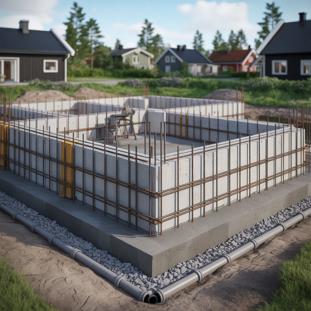1.Bygg en bra grund for ditt hus och se till att konstruktionen haller i manga ar