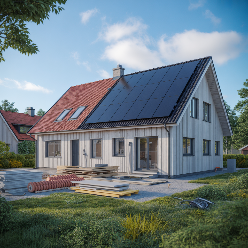 3.Fordelarna med att installera solpaneler vid takbyte